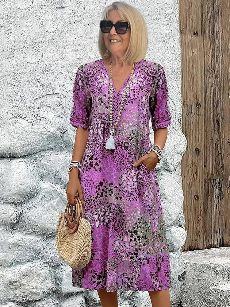 Elspeth | Vibrant Midi Dress