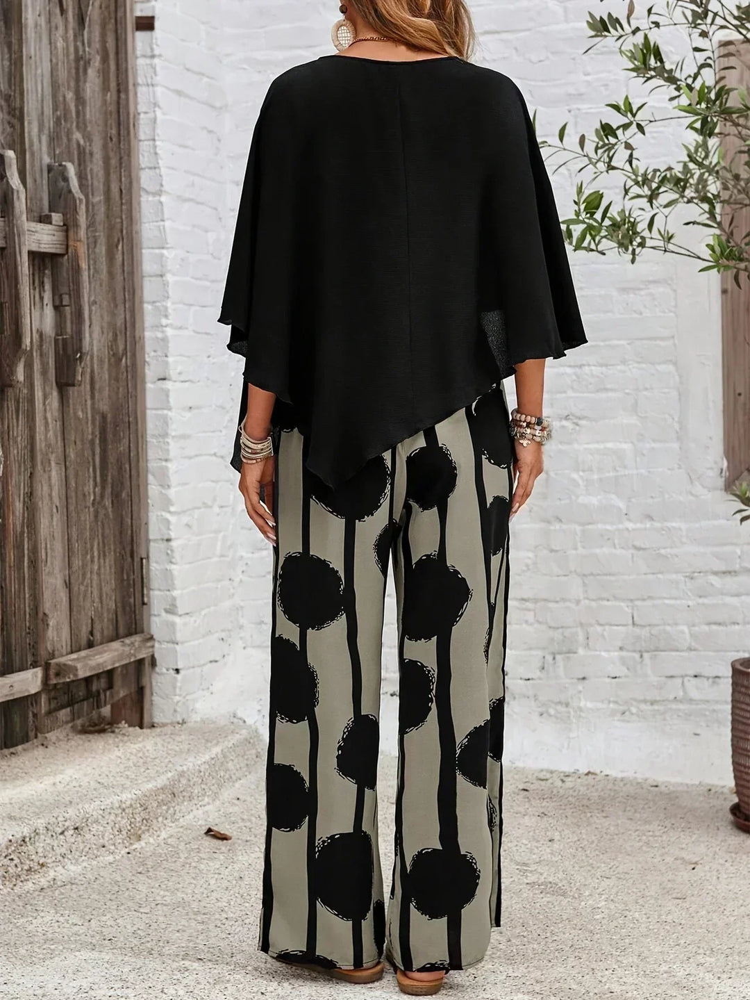 Kalliope | Comfortable Two-Piece Set with Elastic Waist