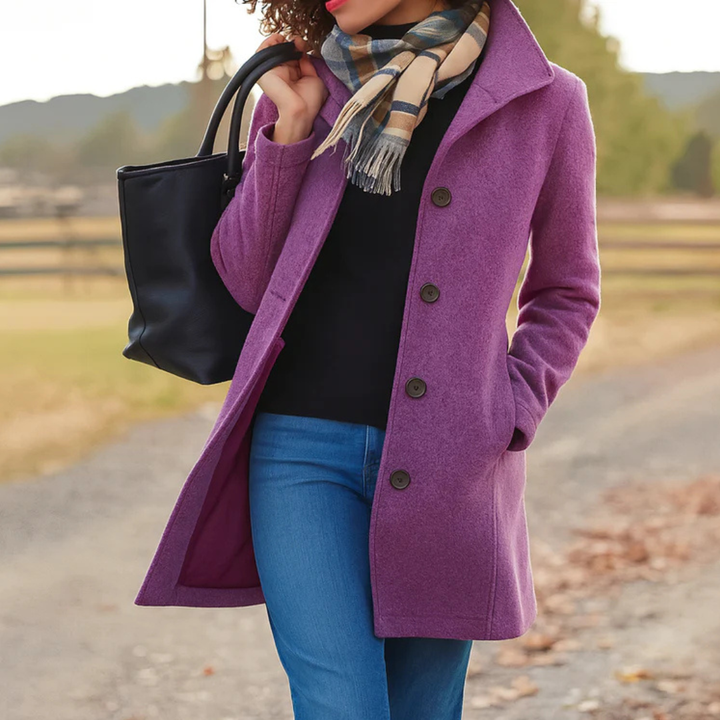 Aurora | Classic Coat with Matching Scarf Gift