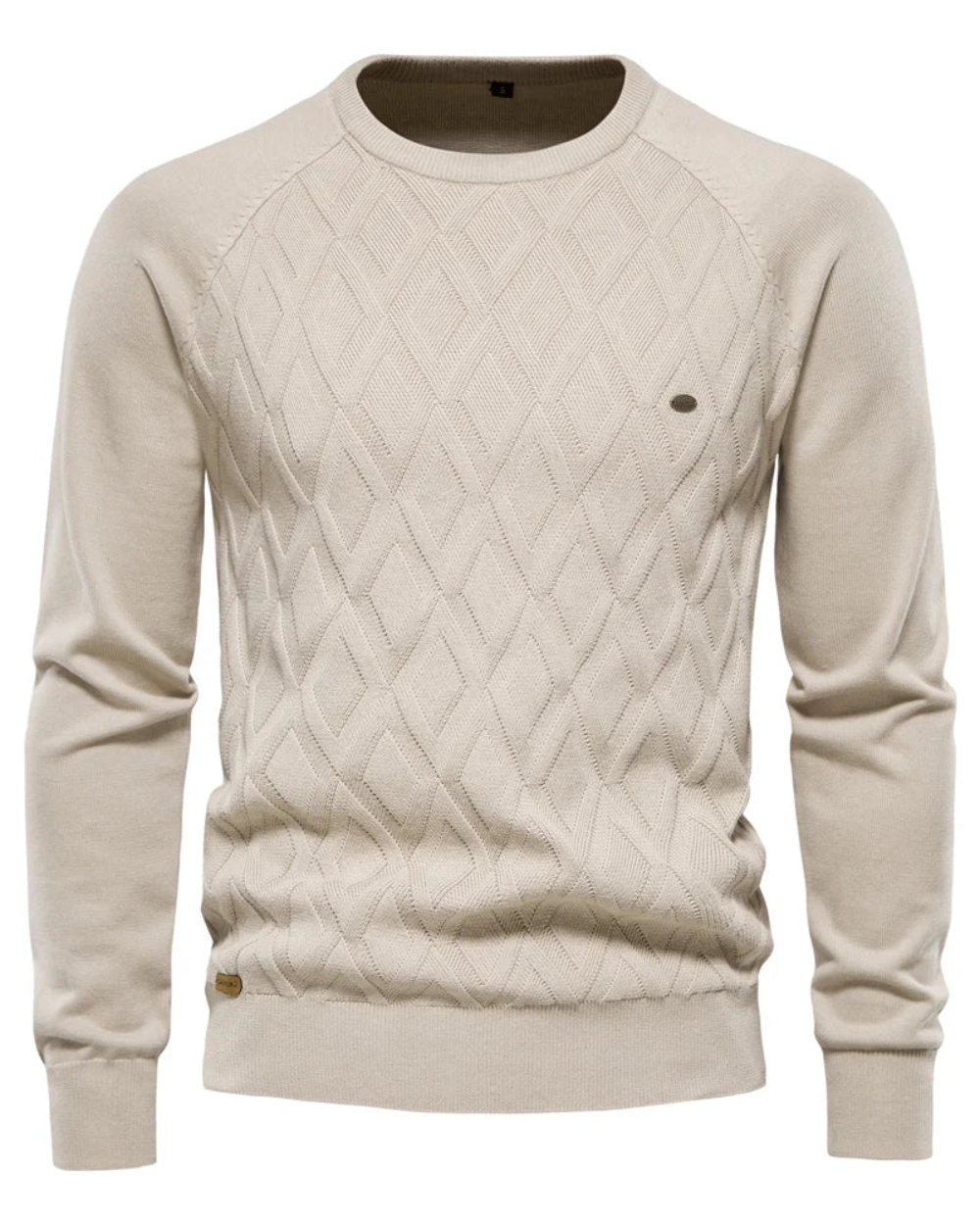 Men's Checked Design Sweater