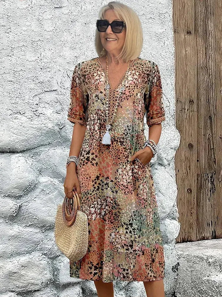 Elspeth | Vibrant Midi Dress