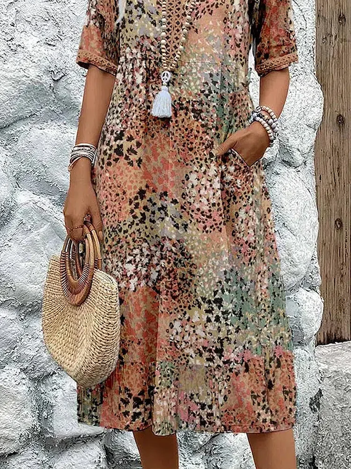 Elspeth | Vibrant Midi Dress