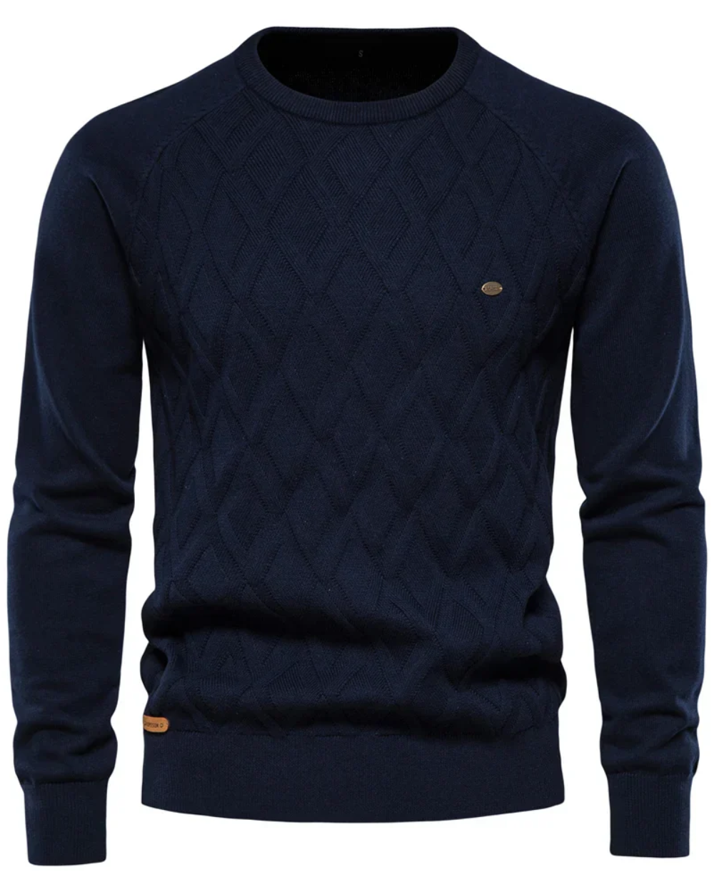 Men's Checked Design Sweater