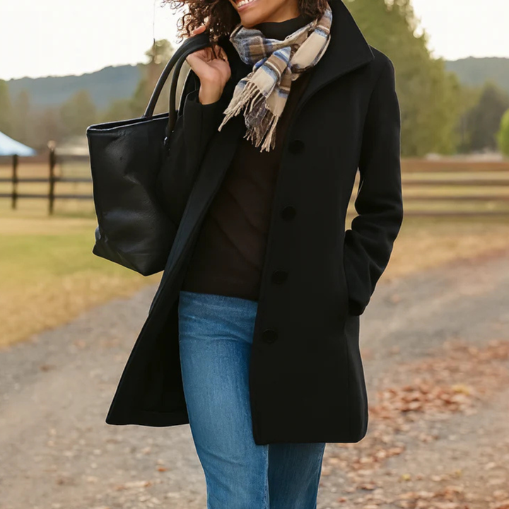 Aurora | Classic Coat with Matching Scarf Gift