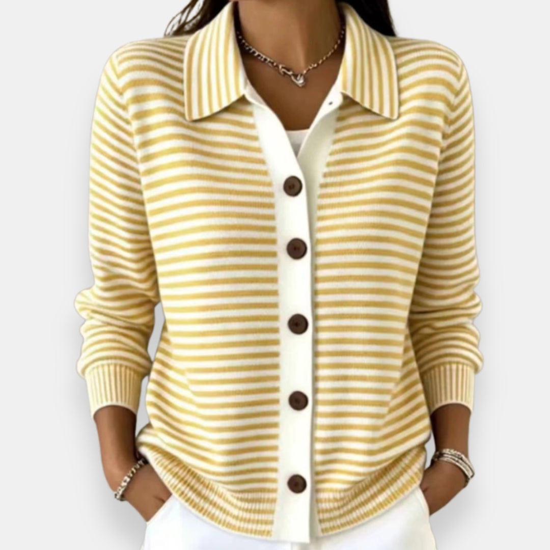 Nola | Striped Cardigan for Autumn