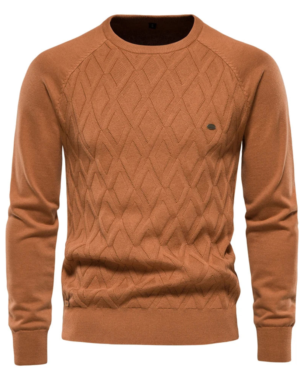 Men's Checked Design Sweater