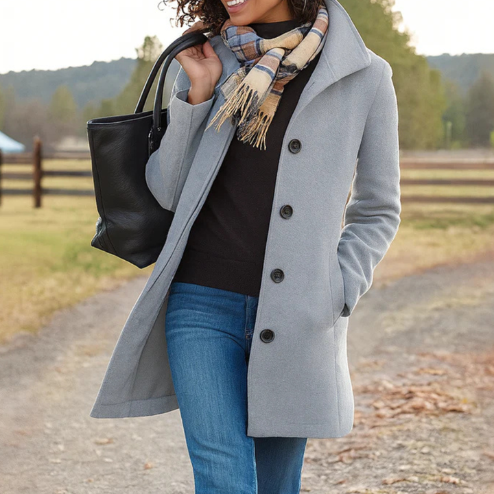Aurora | Classic Coat with Matching Scarf Gift