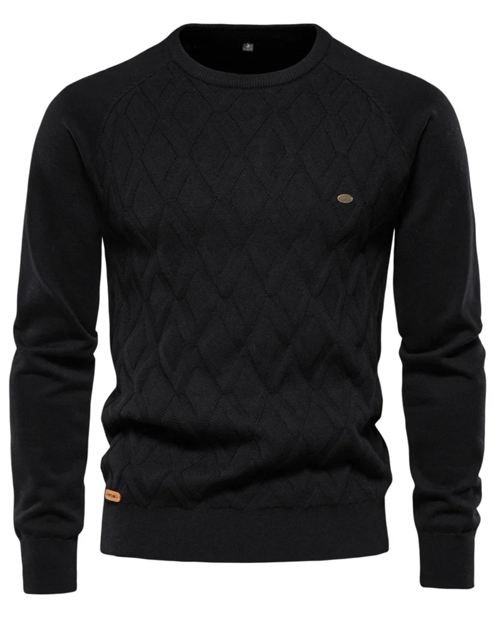 Men's Checked Design Sweater