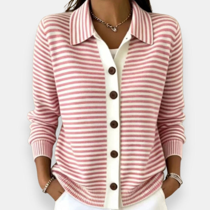 Nola | Striped Cardigan for Autumn