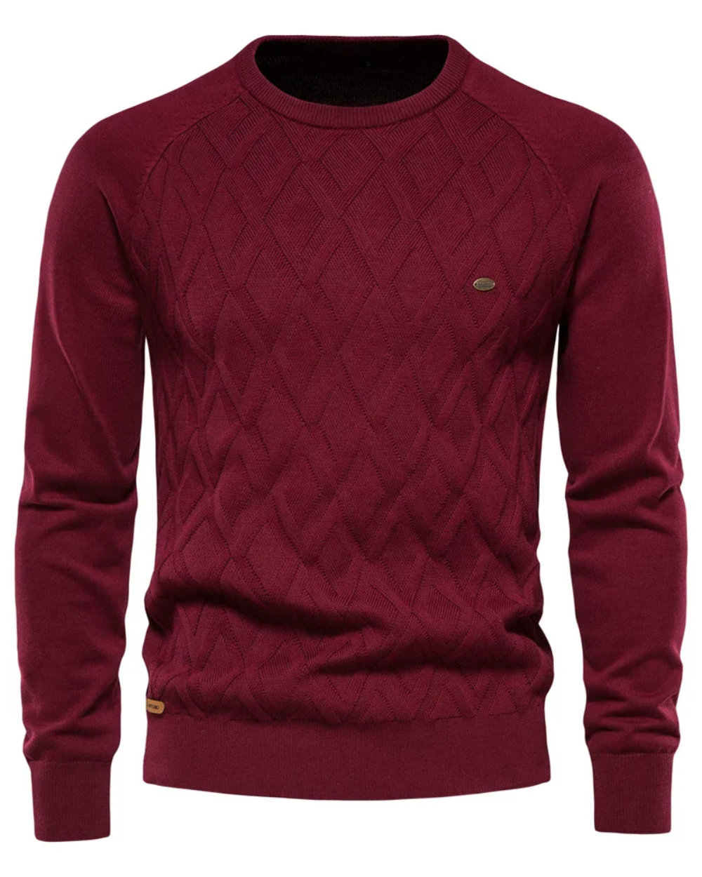 Men's Checked Design Sweater