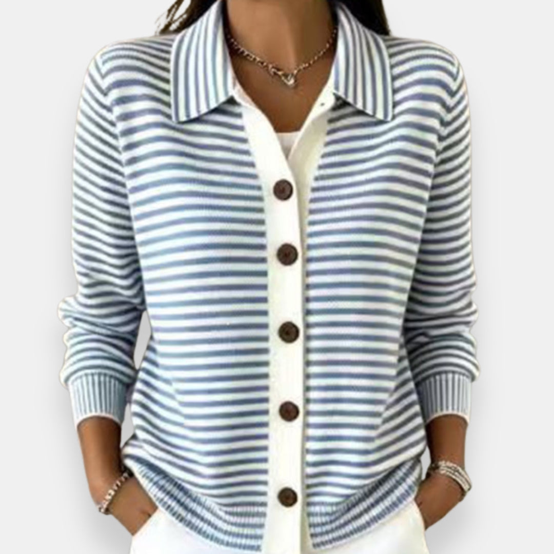 Nola | Striped Cardigan for Autumn