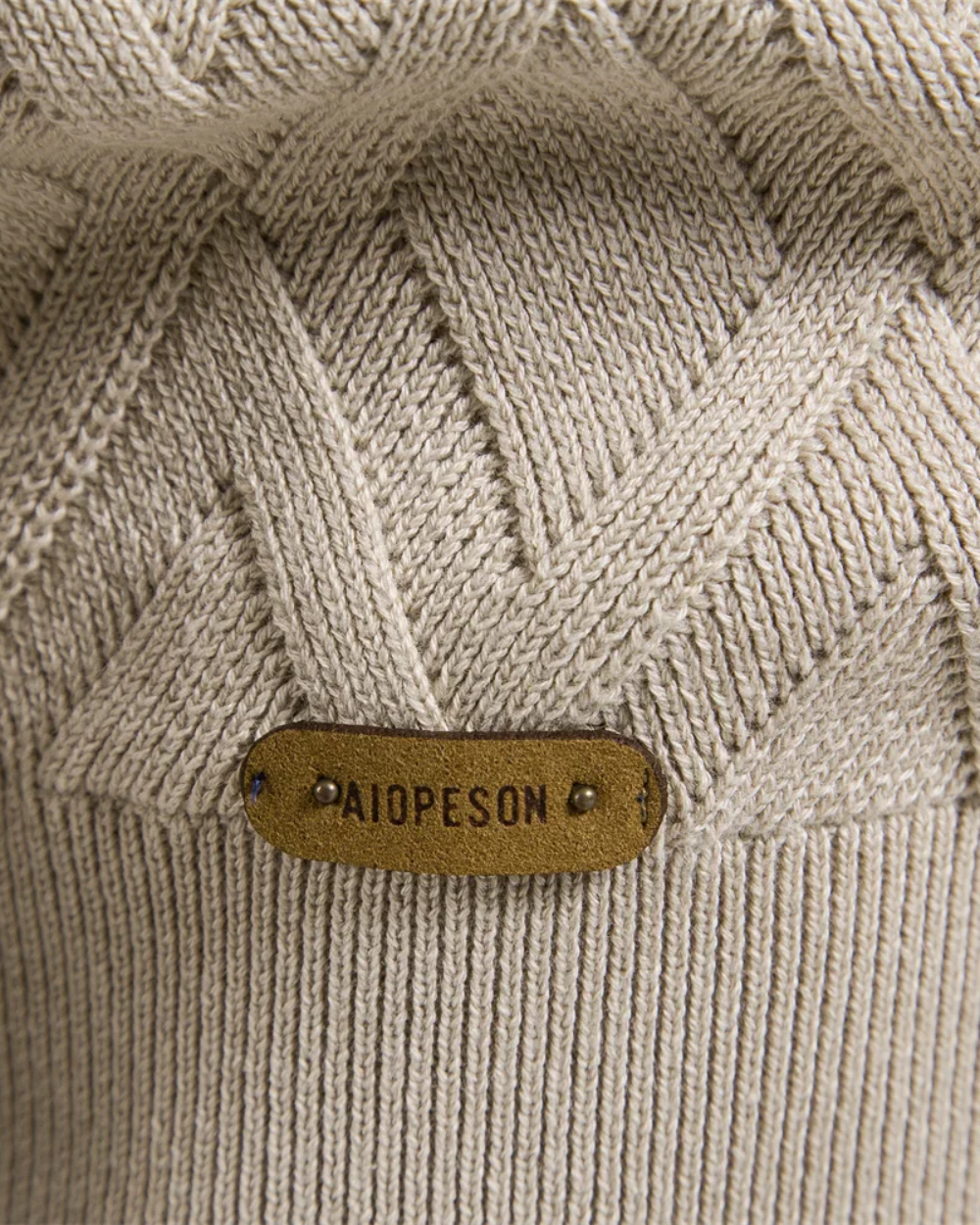 Men's Checked Design Sweater
