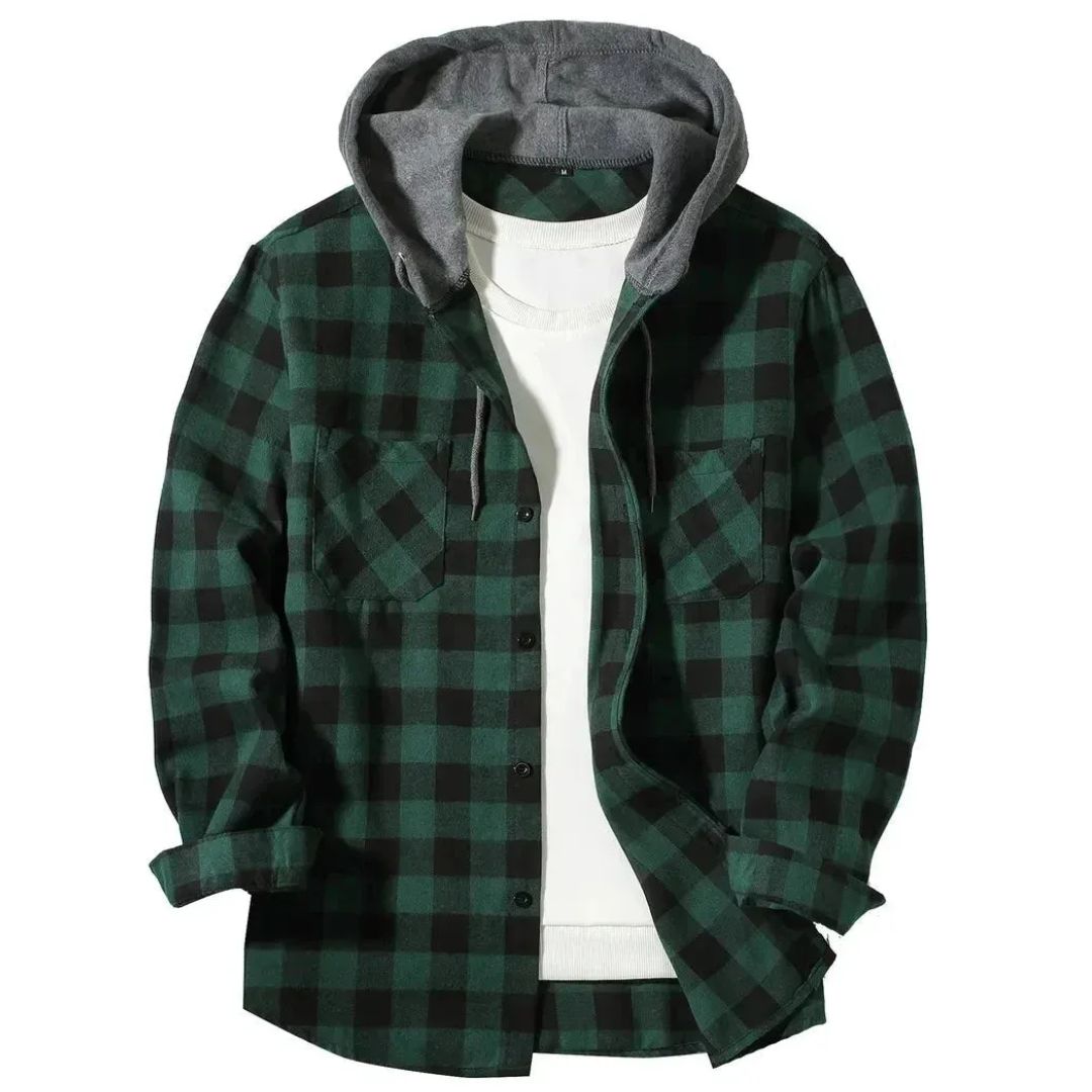 Périgord | Checked Hooded Jacket