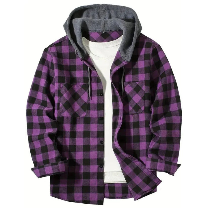 Périgord | Checked Hooded Jacket