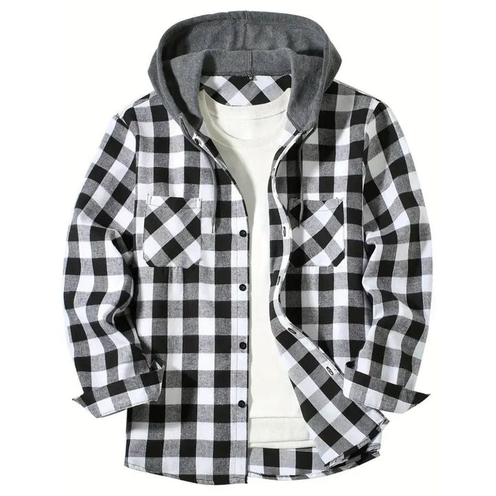 Périgord | Checked Hooded Jacket