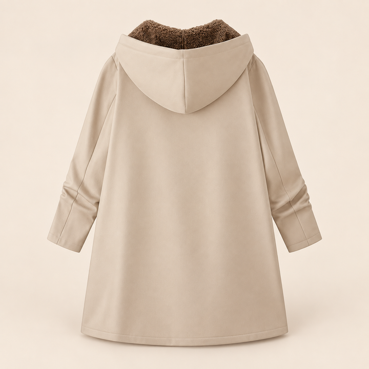 Evelyn™ | Cozy Sherpa-Lined Hooded Coat