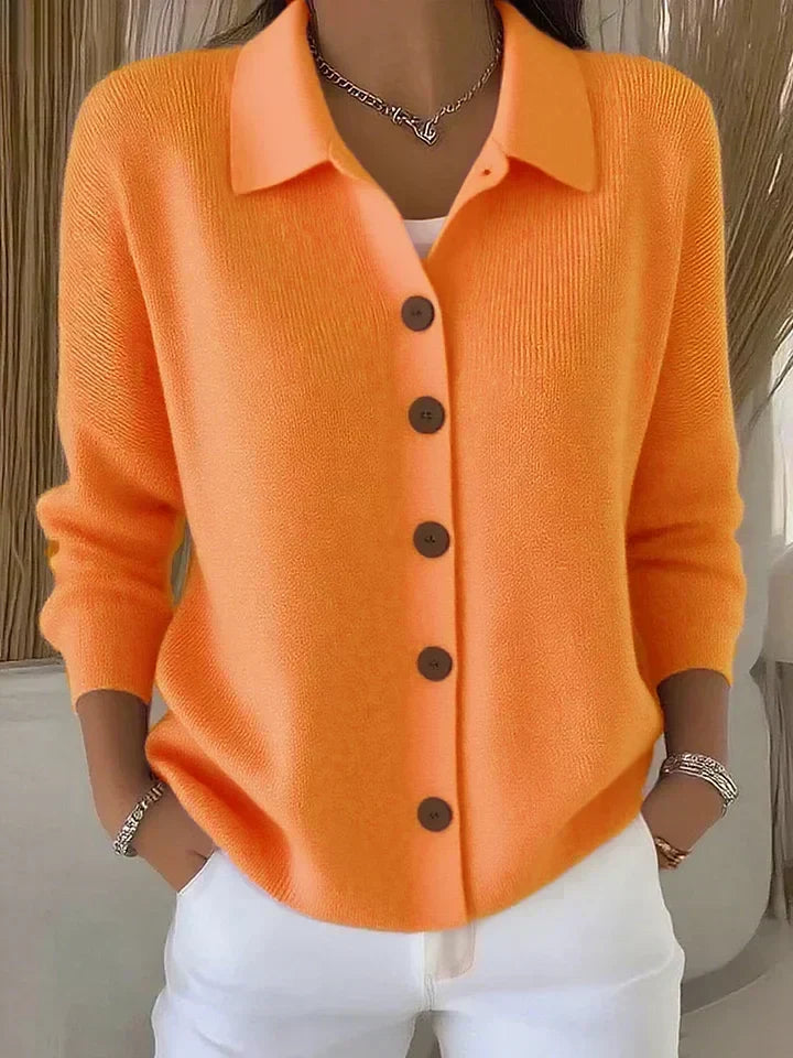 Josephine™ | Button-Front Turtleneck