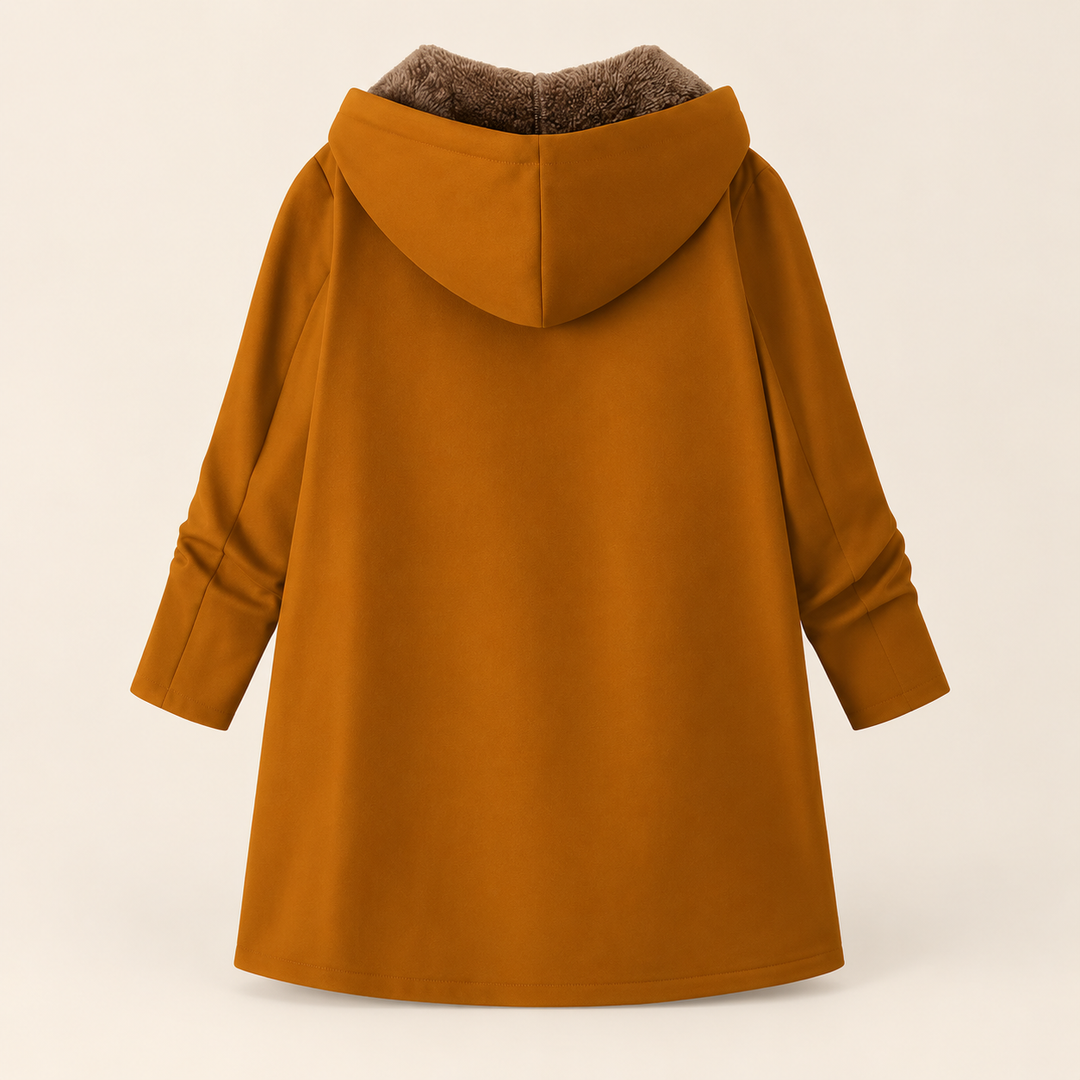 Evelyn™ | Cozy Sherpa-Lined Hooded Coat