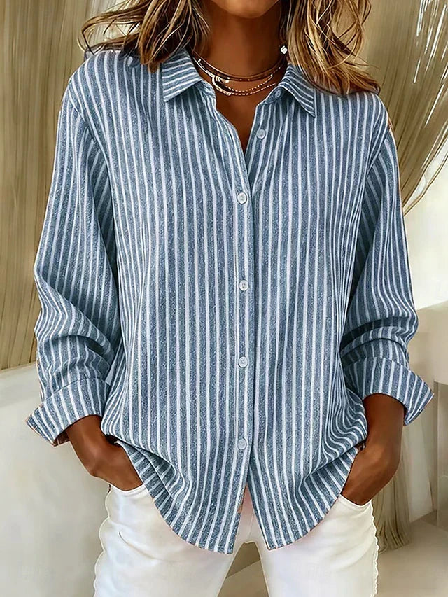 Jacqueline™ | Striped Shirt with Buttons