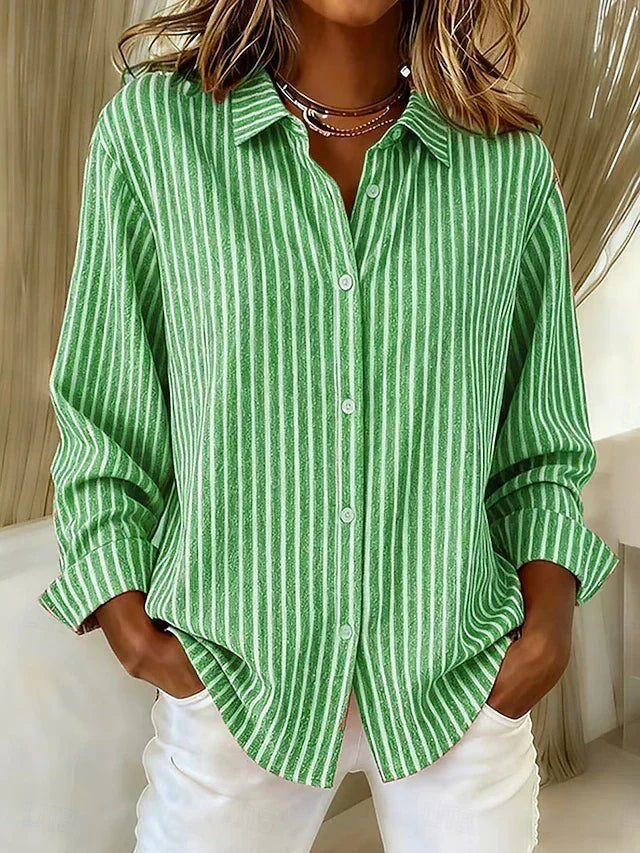 Jacqueline™ | Striped Shirt with Buttons