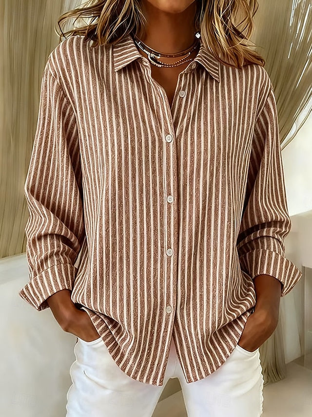 Jacqueline™ | Striped Shirt with Buttons