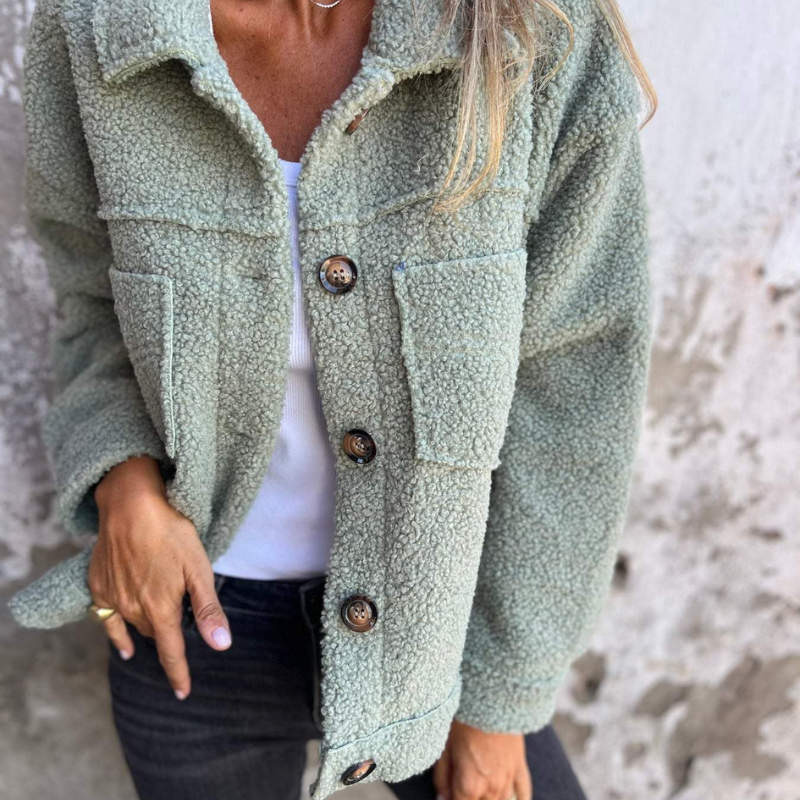 Ariane | Soft Button Jacket