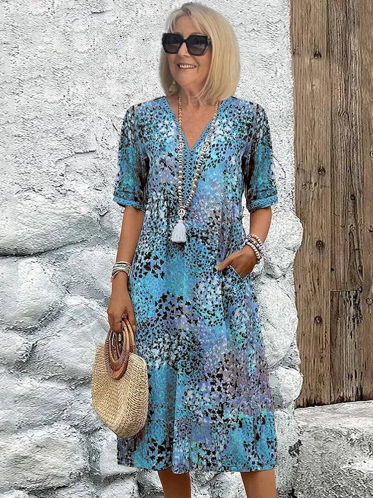 Elspeth | Vibrant Midi Dress