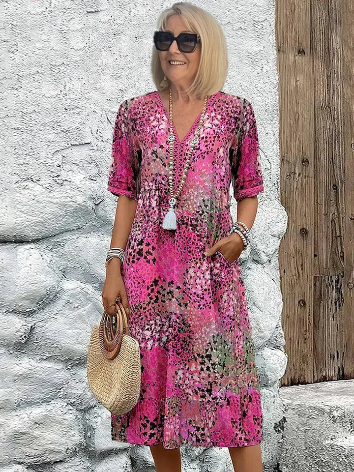 Elspeth | Vibrant Midi Dress