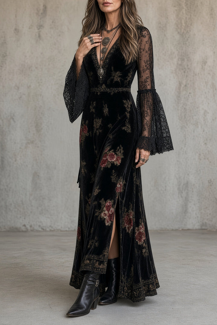 Natalie™ | Elegant Floral Maxi Dress