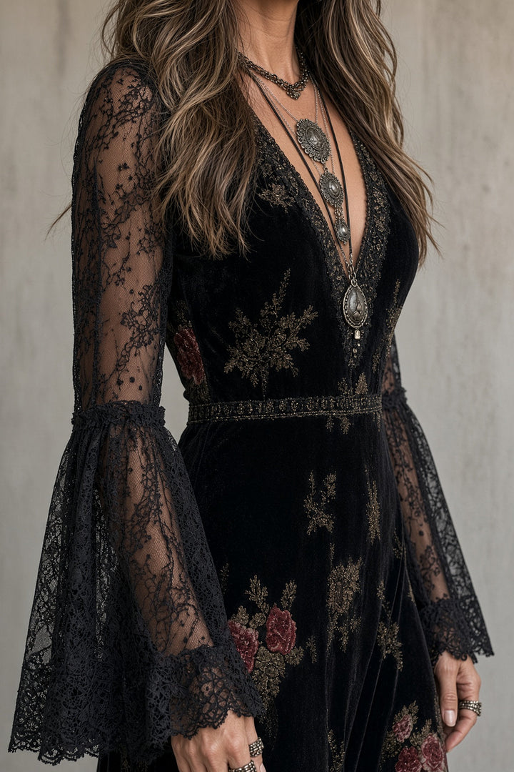 Natalie™ | Elegant Floral Maxi Dress