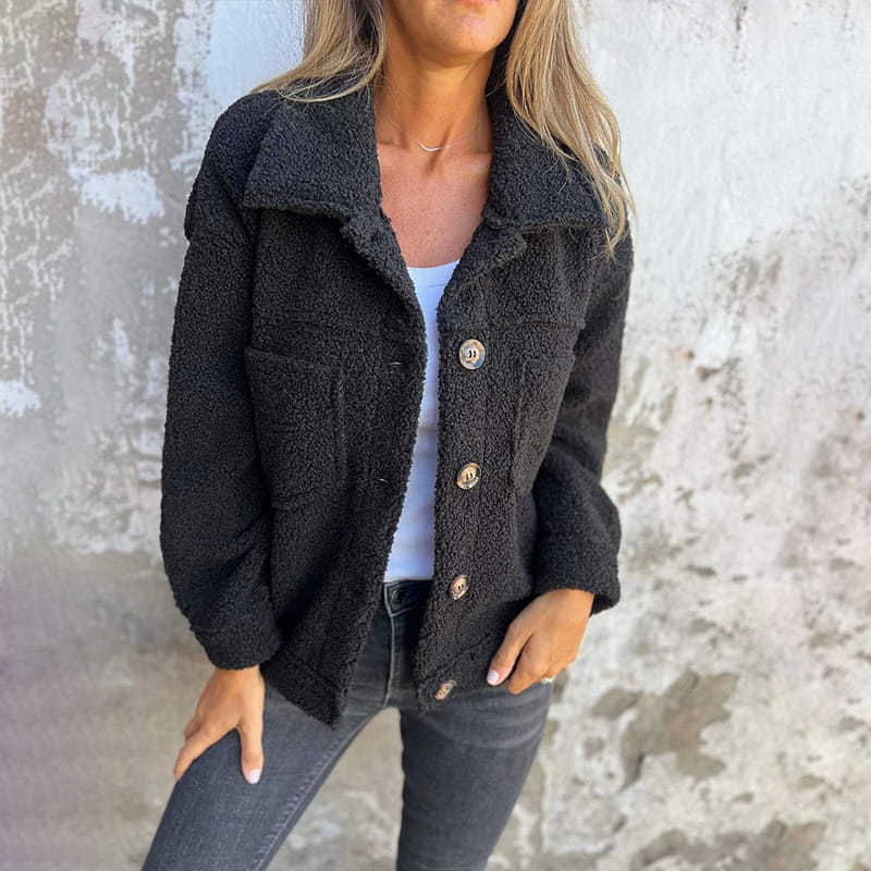 Ariane | Soft Button Jacket