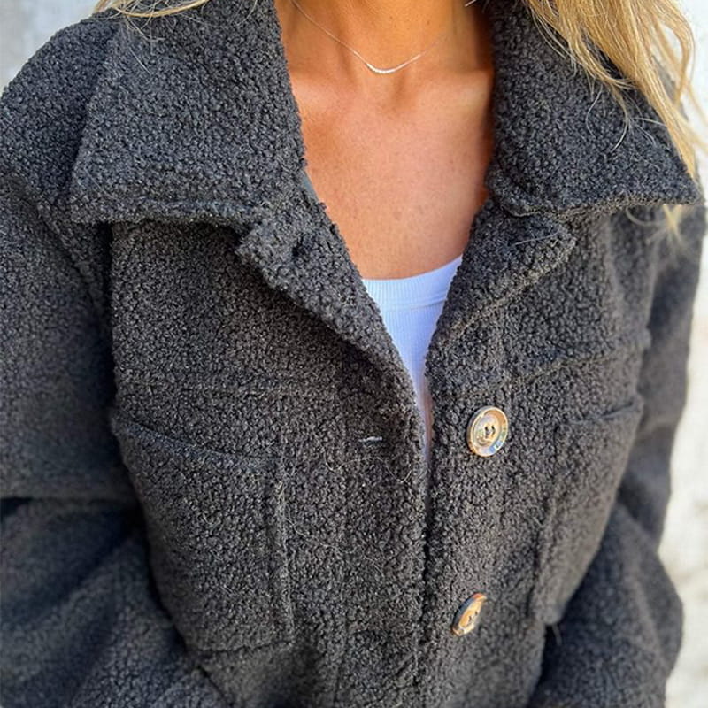 Ariane | Soft Button Jacket