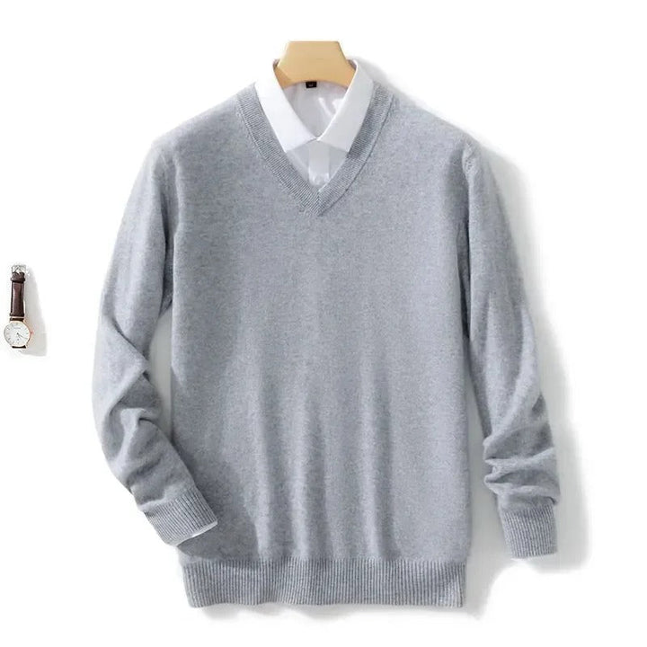 Floris | Elegant V-Neck Jumper