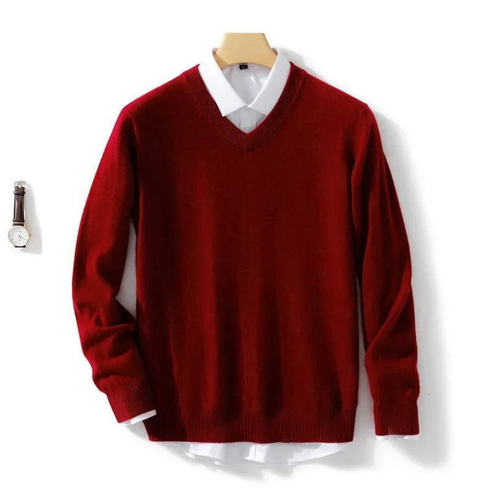 Floris | Elegant V-Neck Jumper