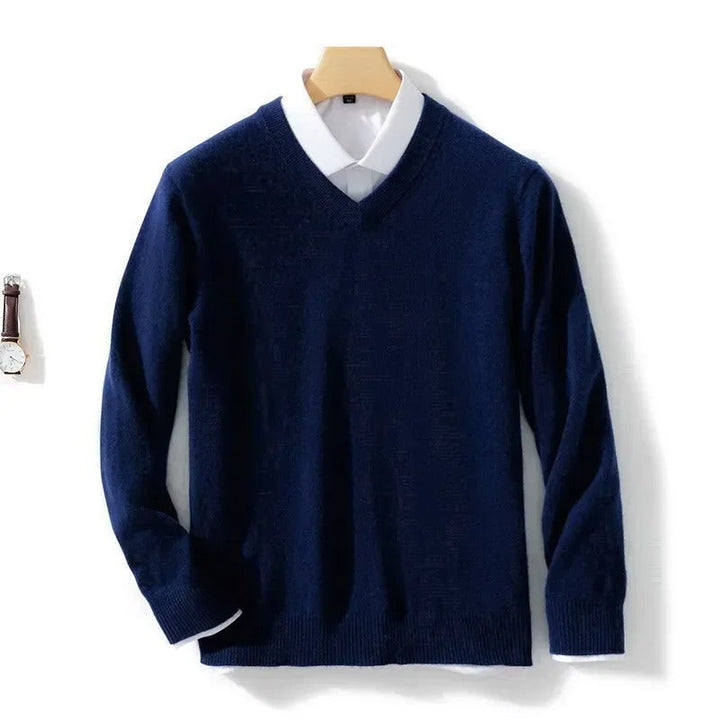 Floris | Elegant V-Neck Jumper
