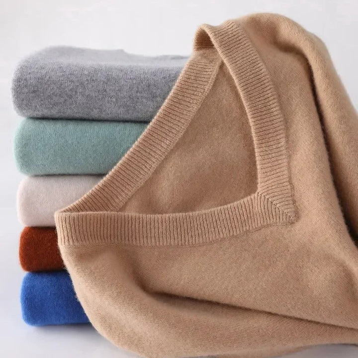 Floris | Elegant V-Neck Jumper