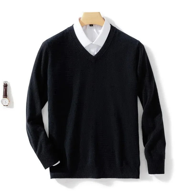 Floris | Elegant V-Neck Jumper