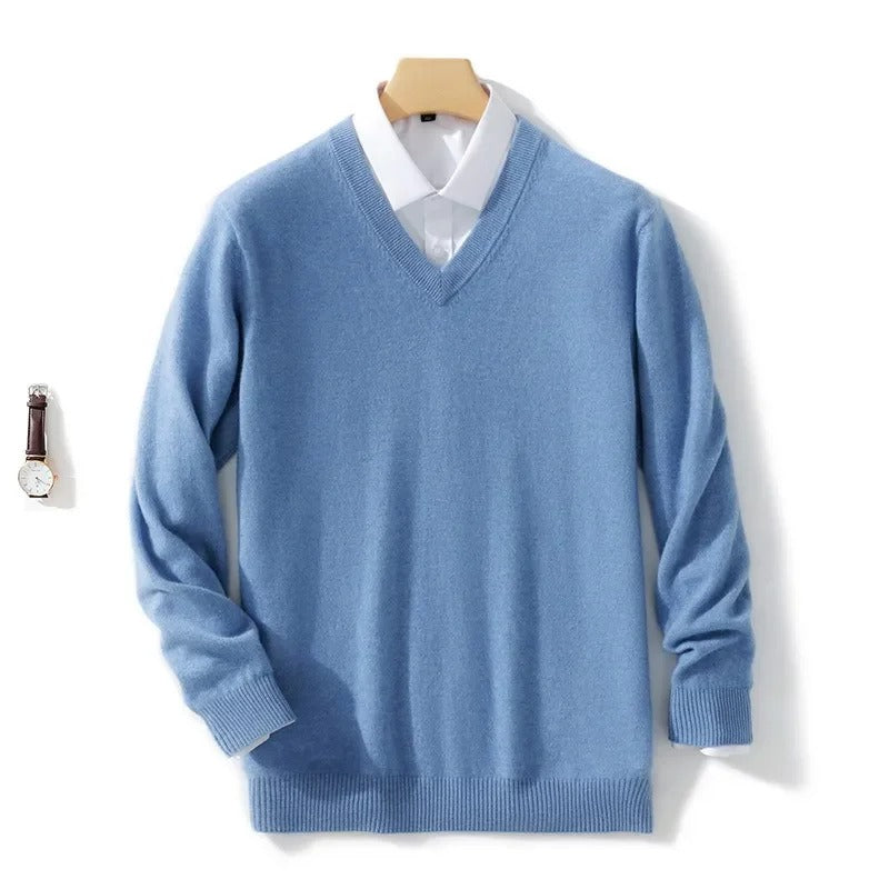 Floris | Elegant V-Neck Jumper