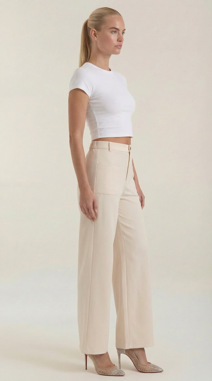 Allison Wide Corduroy Trousers