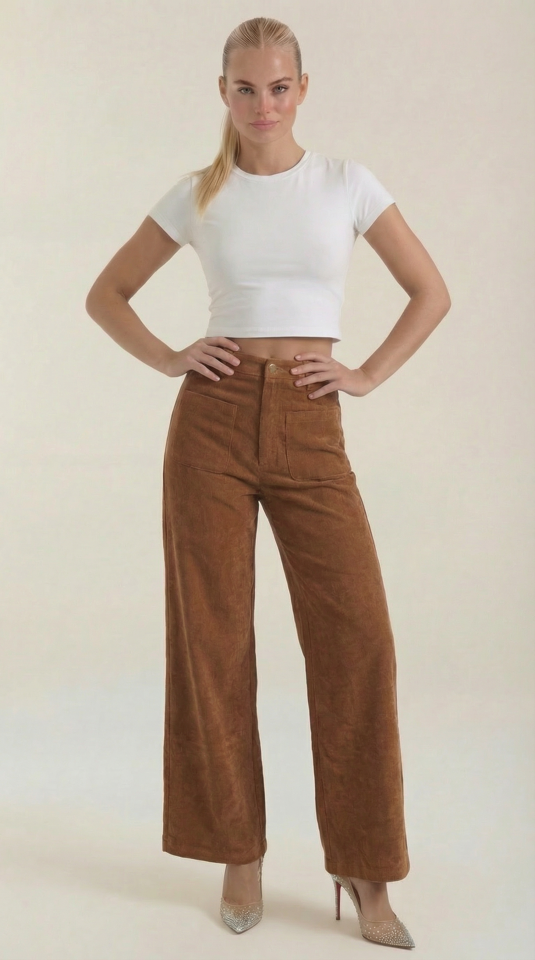 Allison Wide Corduroy Trousers