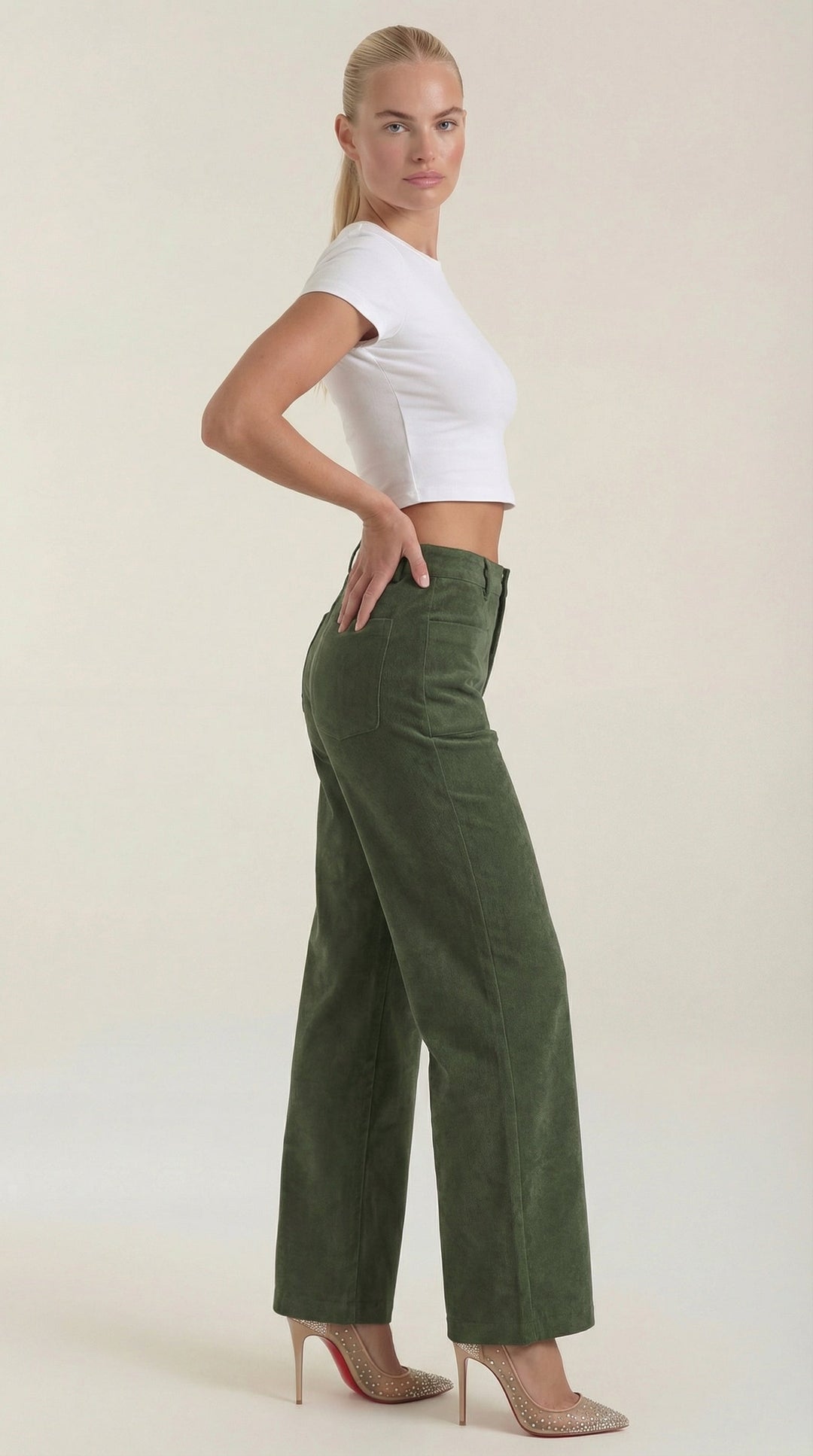 Allison Wide Corduroy Trousers