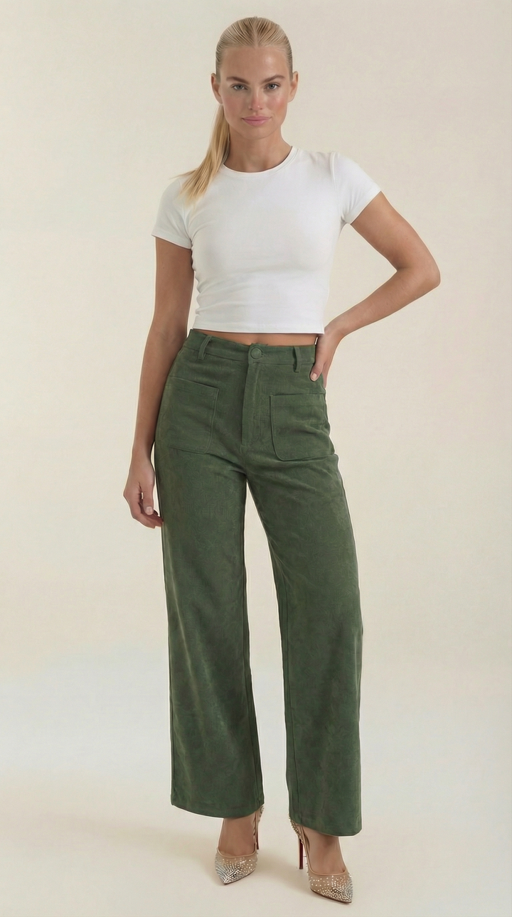 Allison Wide Corduroy Trousers