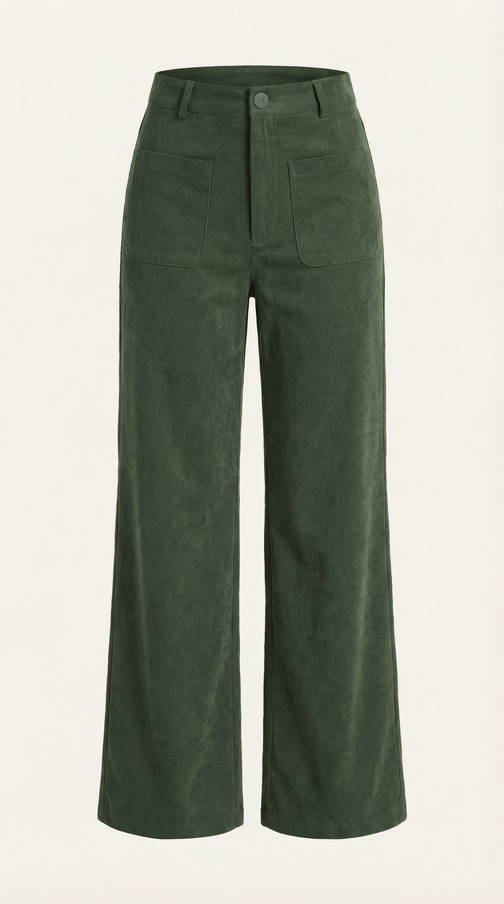 Allison Wide Corduroy Trousers