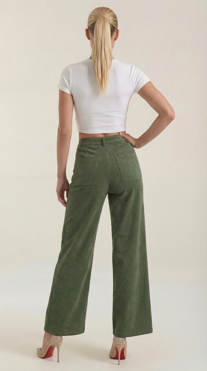 Allison Wide Corduroy Trousers