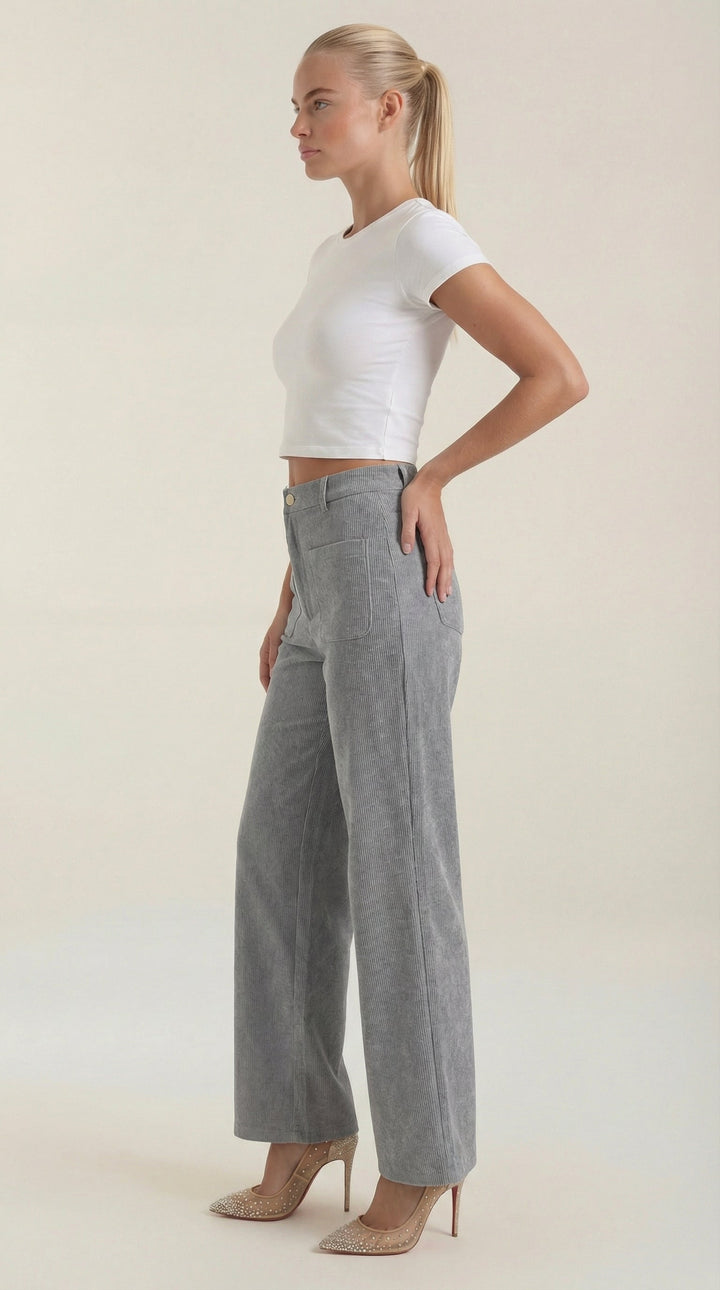 Allison Wide Corduroy Trousers