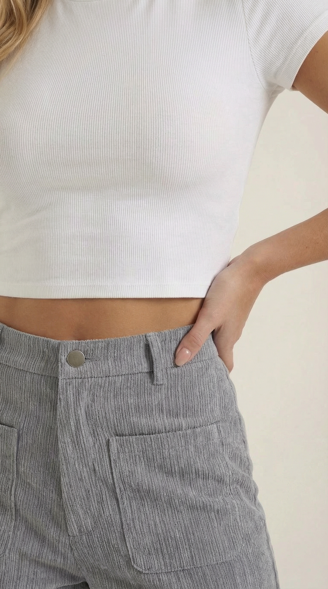 Allison Wide Corduroy Trousers