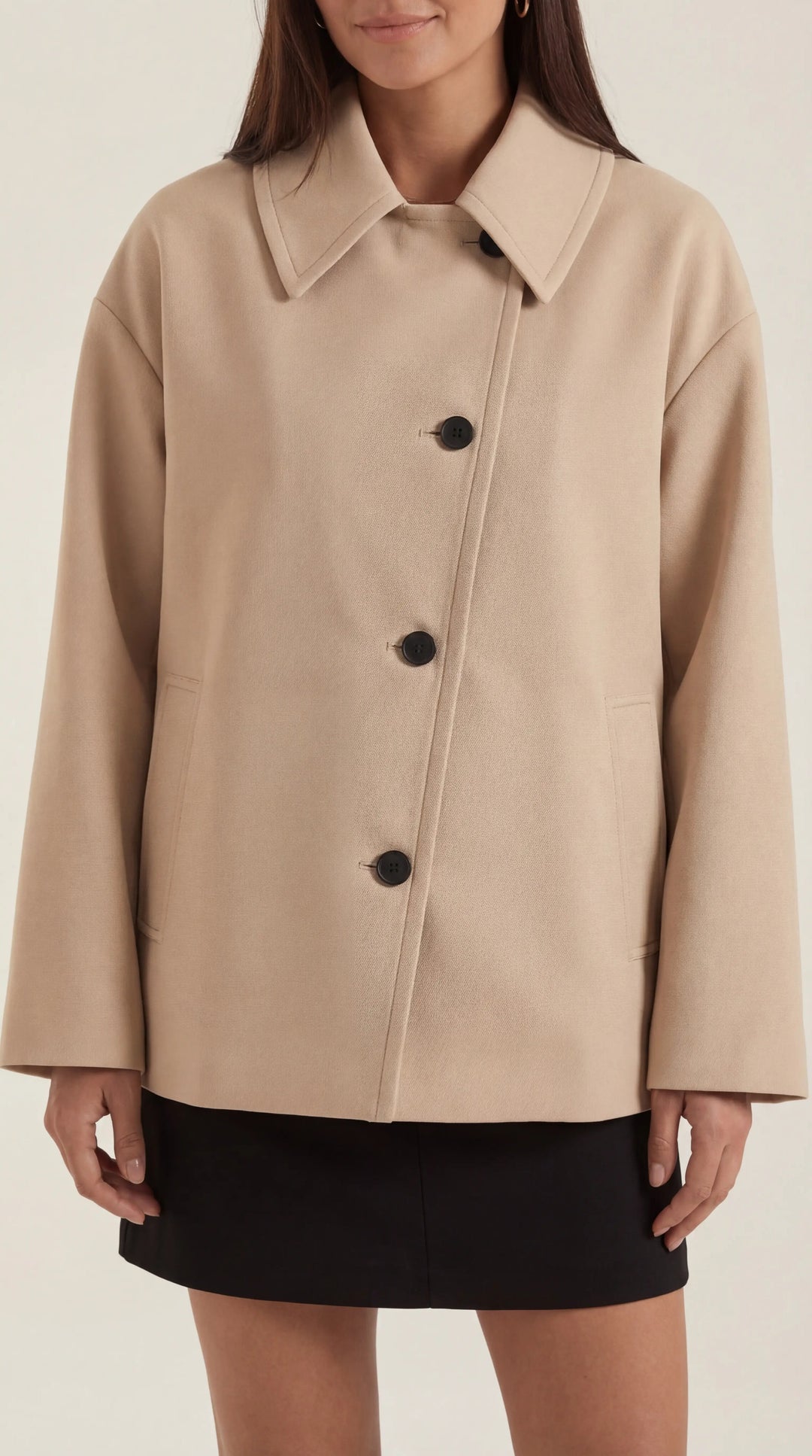 Amanda Oversized Asymmetrical Coat