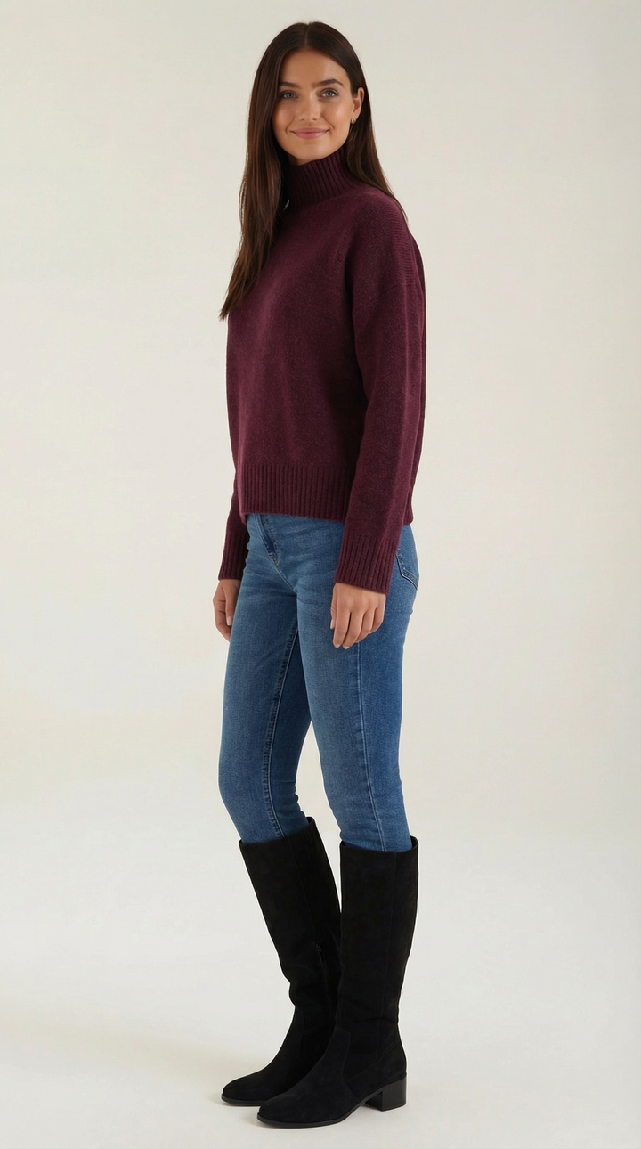 Andrea Turtleneck Sweater - Stylish Knit