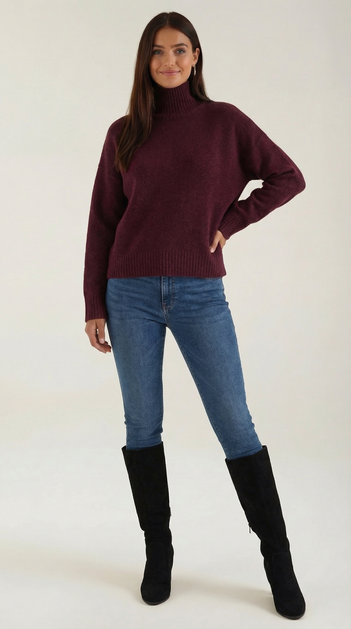 Andrea Turtleneck Sweater - Stylish Knit