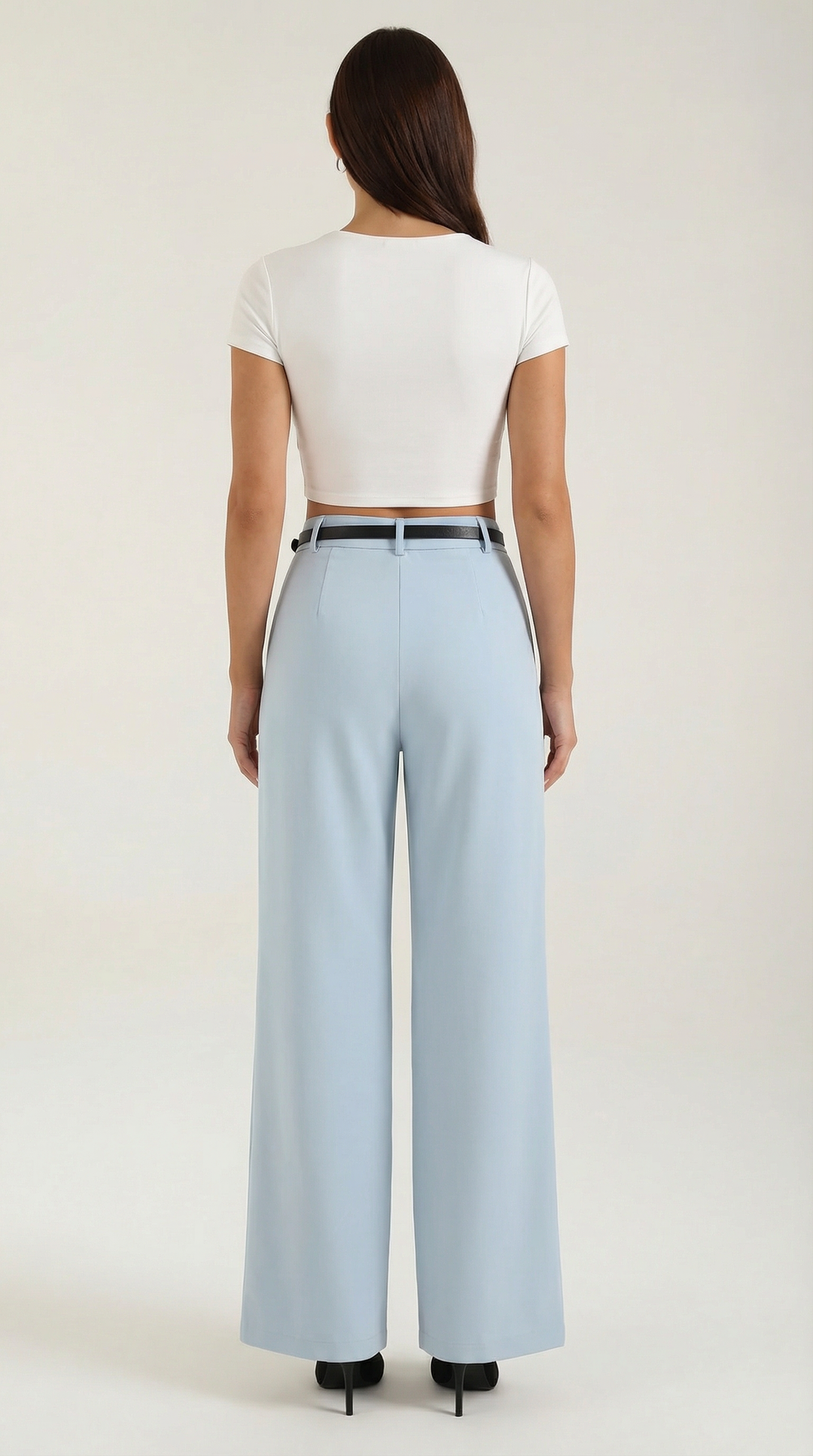Bertha Wide Leg Fabric Trousers